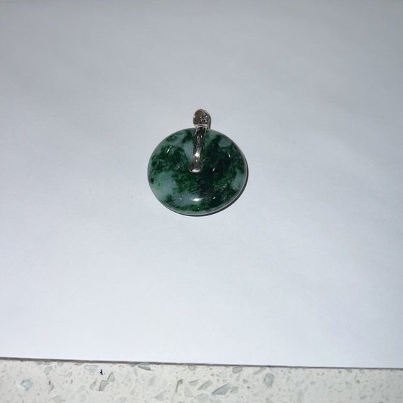 Authentic 14K White Gold Donut Pendant - Picture 2 of 4